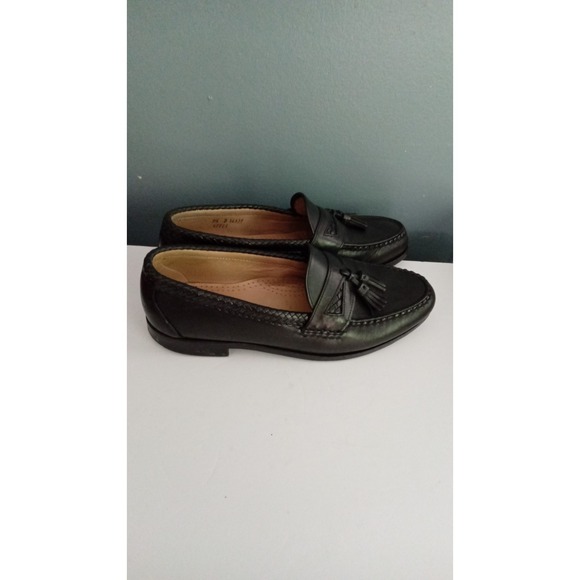 Allen Edmonds Maxfield Tassel‎ Loafers Leather Dress Shoes Black main image 5